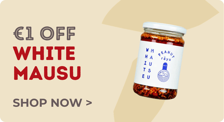 SAVE 1 EURO ON WHITE MAUSU. SHOP NOW.